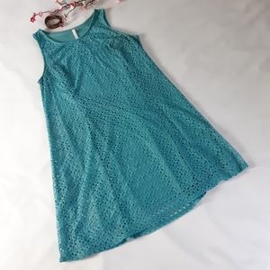 NY Collection Lace Overlay Dress